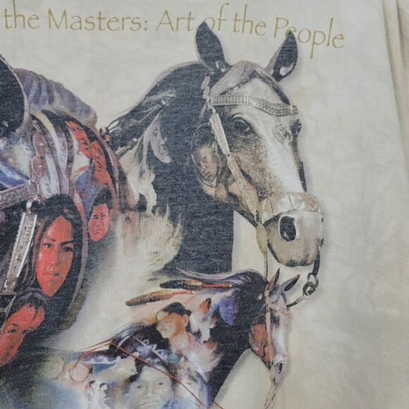 Vintage The Mountain Native American Southwest Indian Foundation Tshirt XXXL 3X - Picture 7 of 12